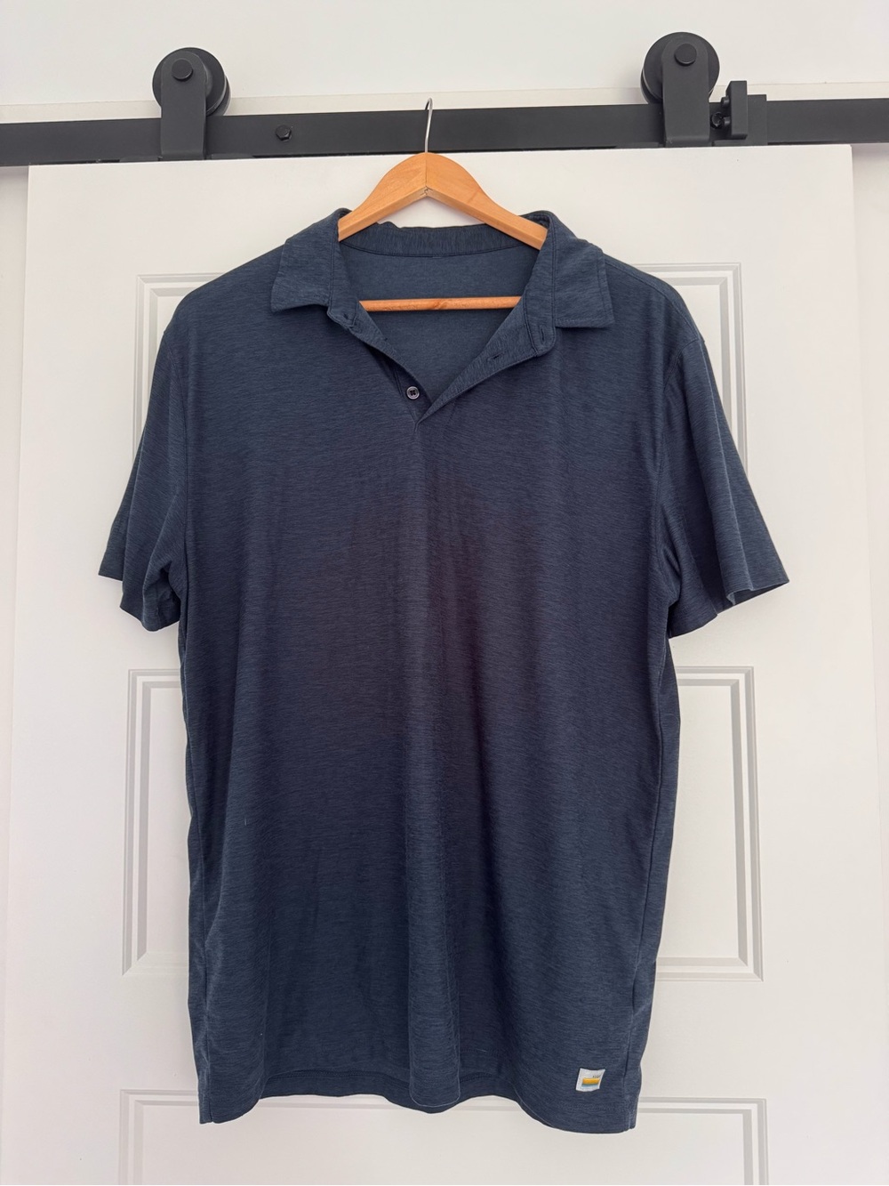 Vuori Navy Short-Sleeve Polo